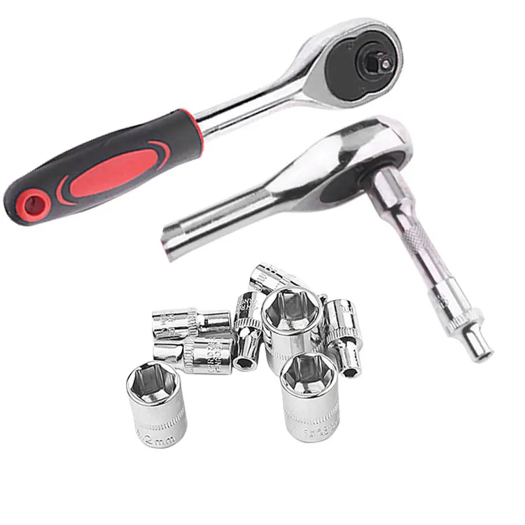 RYNEX Automobile Maintenance 46pcs Hand Tool Socket Wrench Set