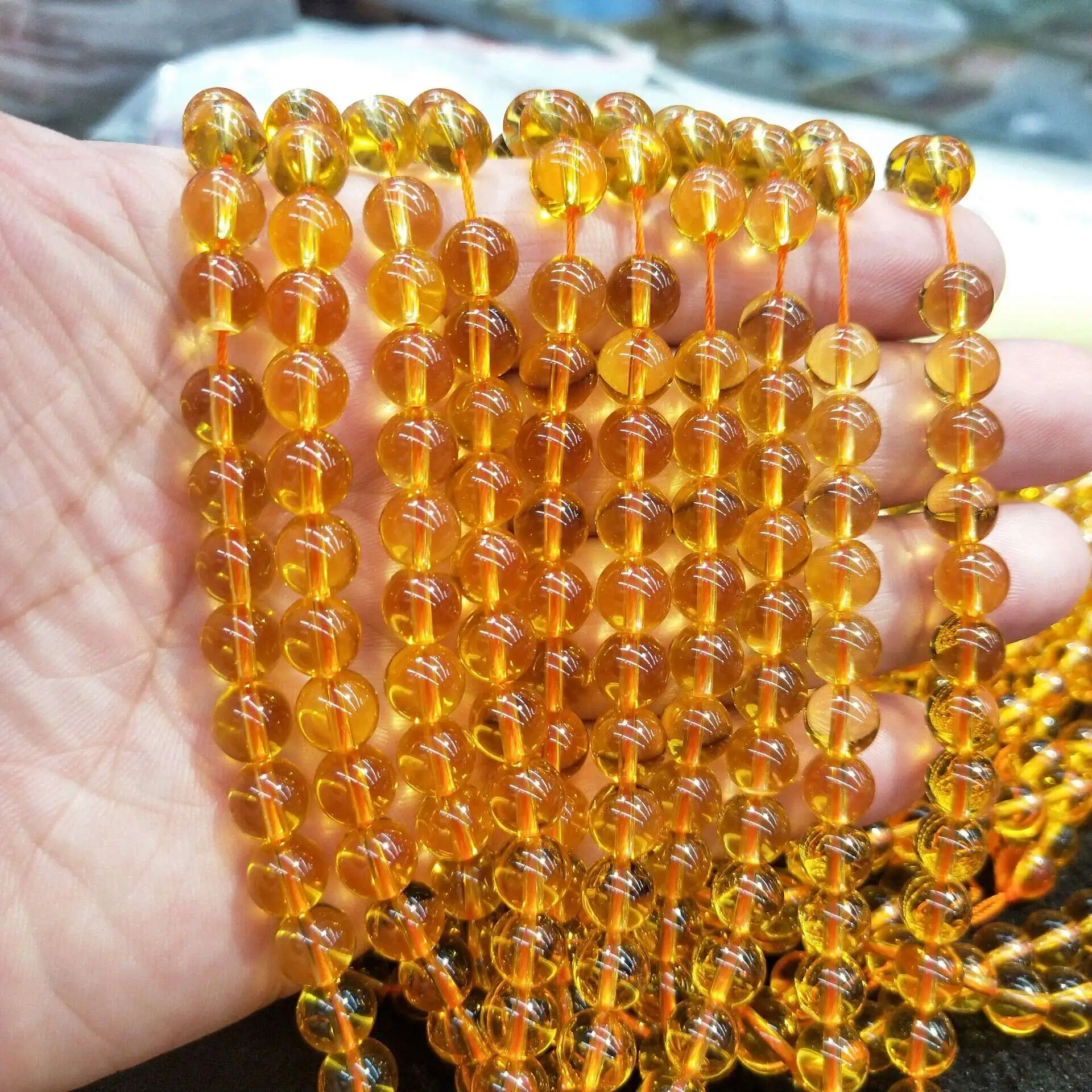 Wholesale Loose Beads Citrine Stone Beads for Jewelry Making