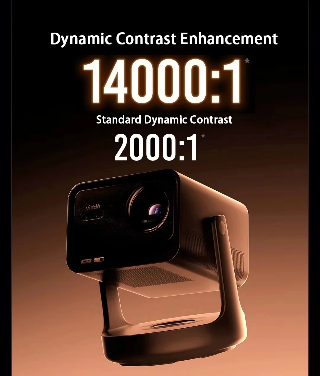 N-Hisense Vidda C3 Ultra 3200lmルーメン Android 11搭載 ミニ4K UHD