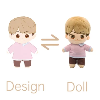OEM Manufacture Soft Dolls Customized Promotional Gifts Mascot Handmade Custom Stuffed Plush Toys Idol Dolls