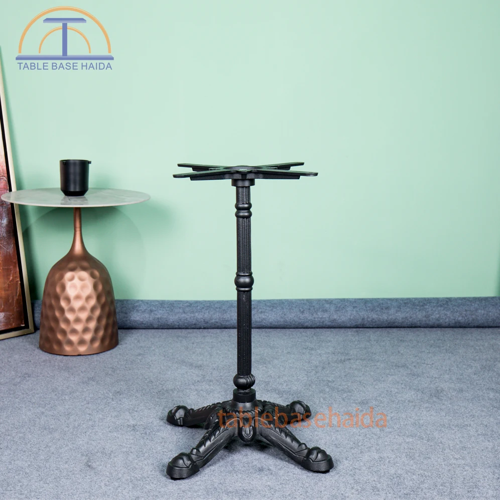 Industrial-Style Cast Iron Cafe Table Leg French-Style Metal Coffee Table Base for Hotel or Living Room Dining Furniture Legs