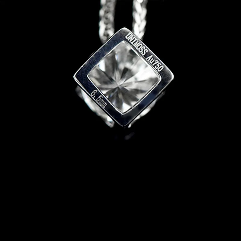 HMOIS pendant charm 18K sterling gold plated 1.0ct fashion jewelry moissanite gemstone pendants for bracelet making