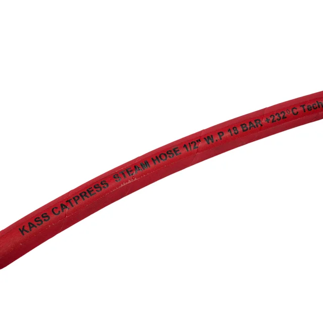 Hot Selling Super Heated Rubber Wire Braided Hydraulic Hose with Cutting Service -40~+235 Working Temperature