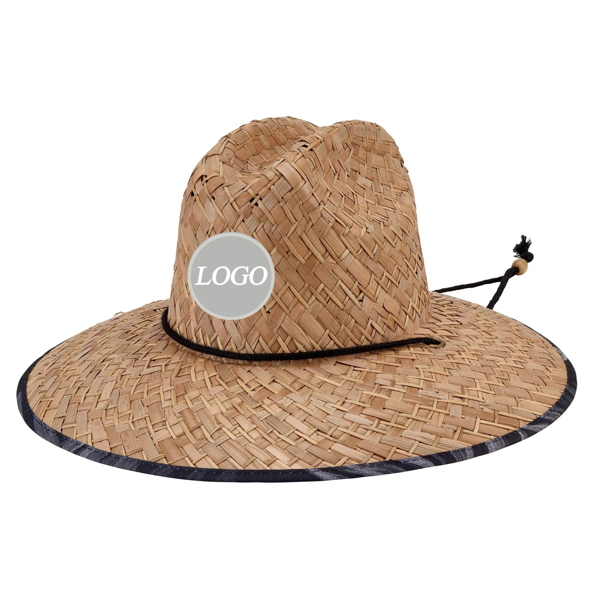 Соломенная шляпа. Соломенная шляпа мужская с широкими полями. Бежевая шляпа. Мужская пляжная соломенная Панама. Шляпы оптом