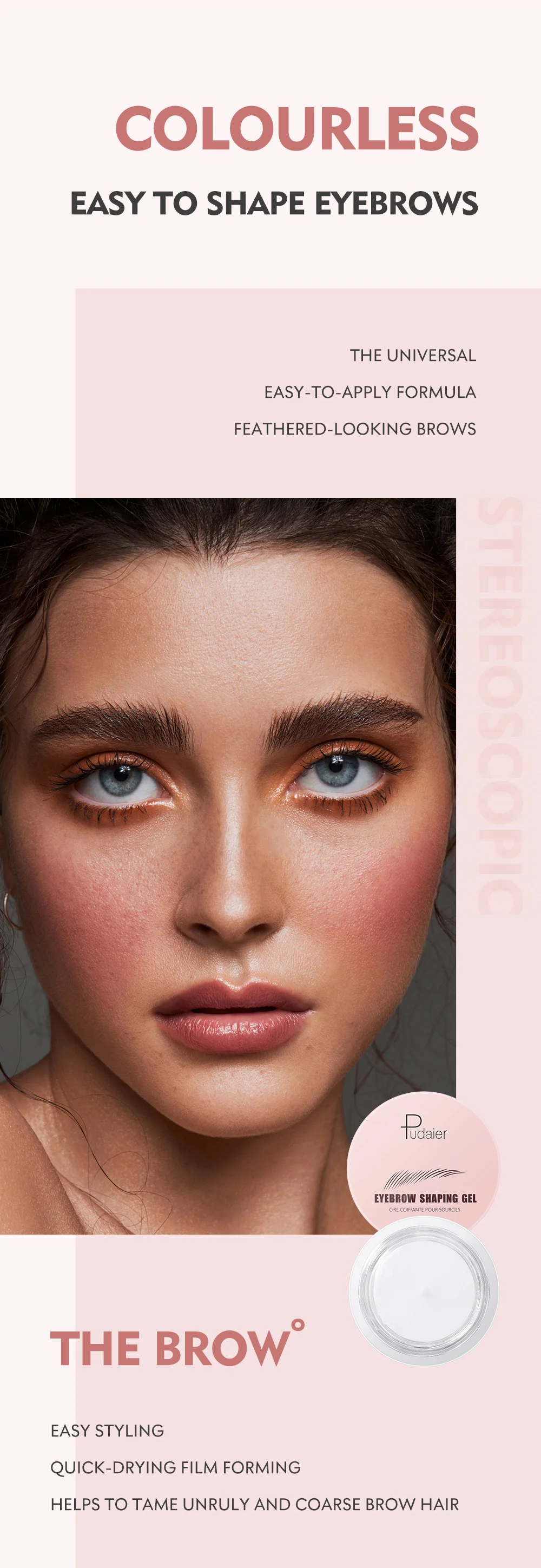 Brow Styling Wax Vegan Brow Freeze Styling Wax Brow Waxing Kit Sculpt