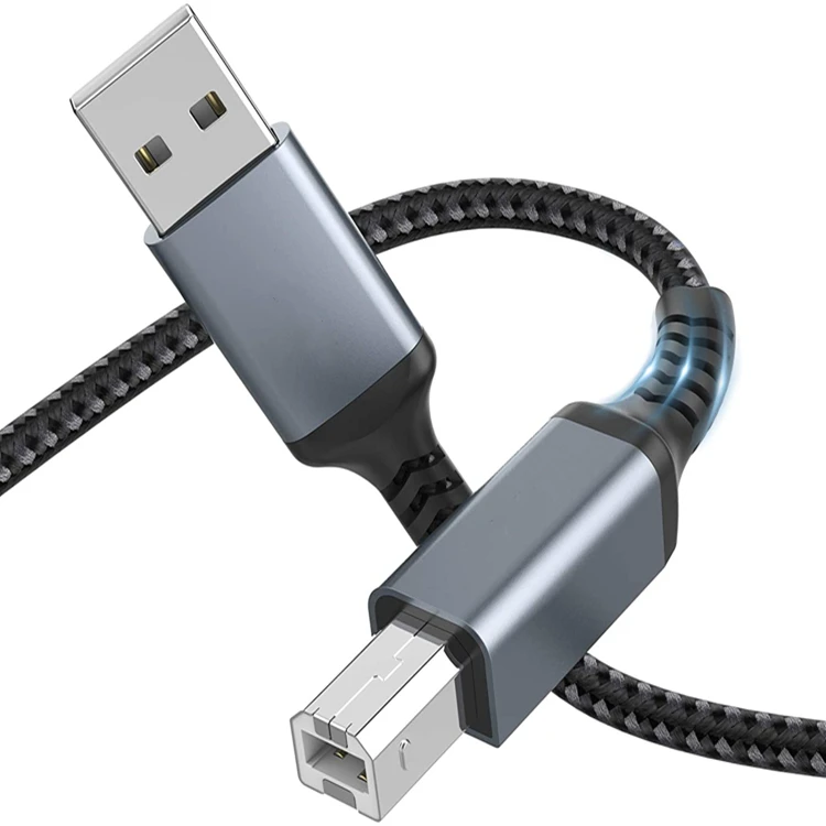 UGREEN Câble Imprimante USB 2.0 A Mâle vers USB B Mâle Cordon Imprimante Comp