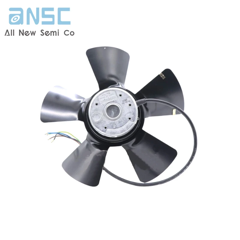 Original Axial fan A2D250-AA26-51 400V 125W Heating furnace fan 250MM external rotor axial flow fan