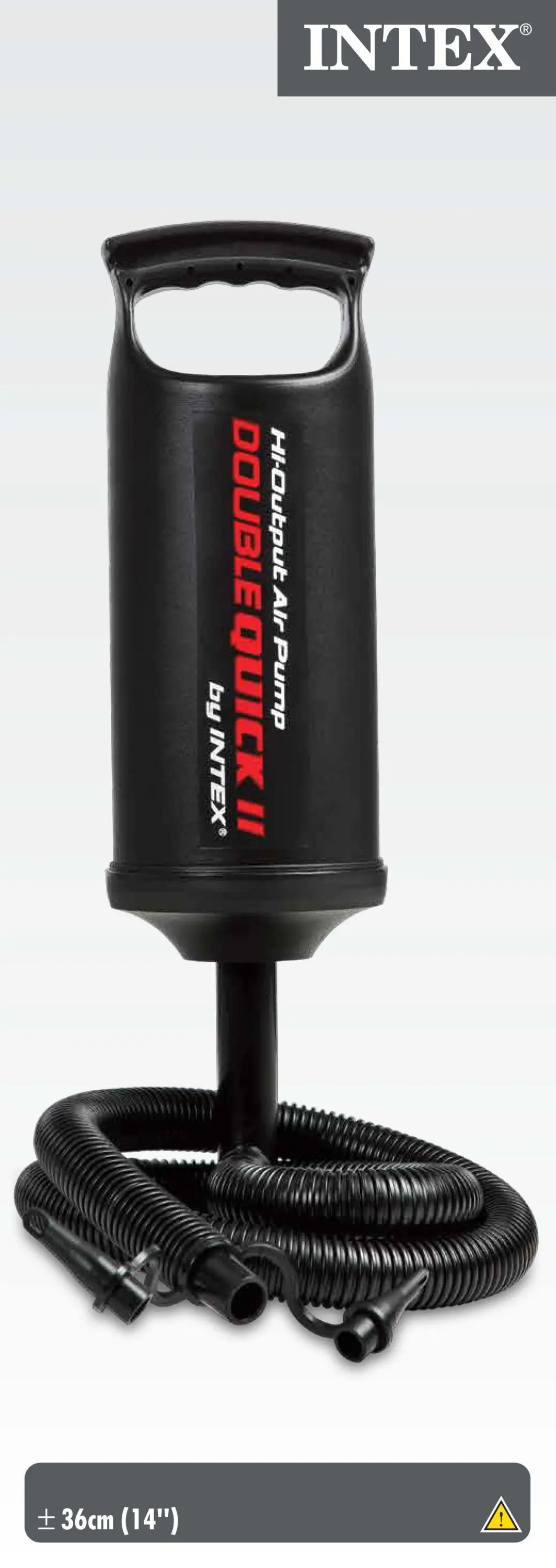 INTEX 68614 Double Quick Air Pump - High-Output Manual Pump