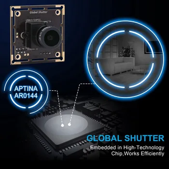 ELP 720P 60fpsカラーUSBウェブカメラ高速1MP HD CMOSミニグローバル