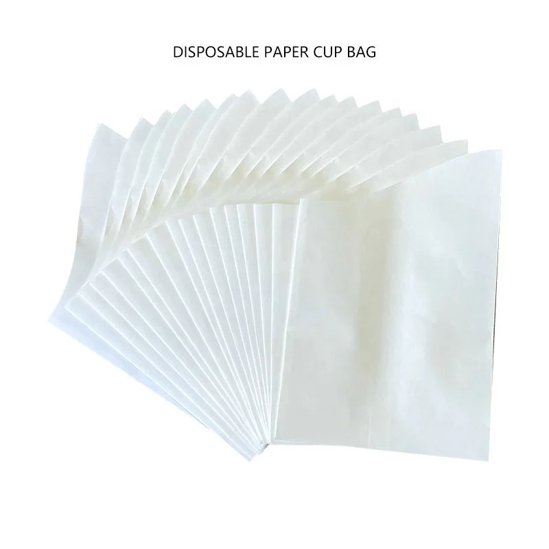 Disposable Envelope  Folding Water Cup Flat Paper Cup Drinking Water Small Paper Bag Airport Free Paper Cup