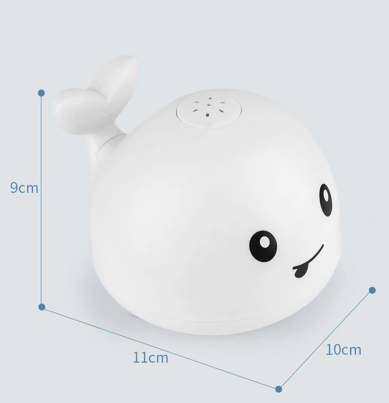 Прямая поставка Детские Младенцы Игрушки для ванны с подсветкой спринклер китов игрушки бассейна Q2P летняя