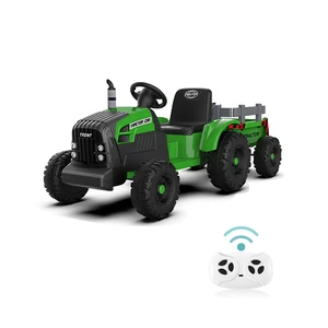 Children's 12V Electric Ride-on Tractor Toy Car Remote-Controlled 6 Wheels for Kids 2 to 4 Years Old