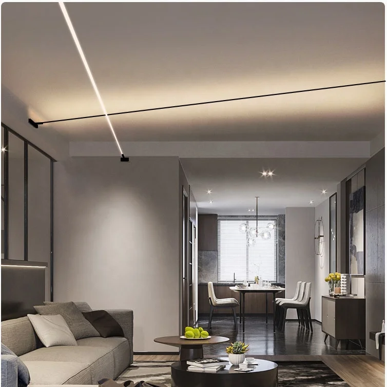 In Stock Spatial Concept 4M 5M 6M 8M 10M 20M 30M Skyline Linear Stainless Steel Strip Light for Home Office