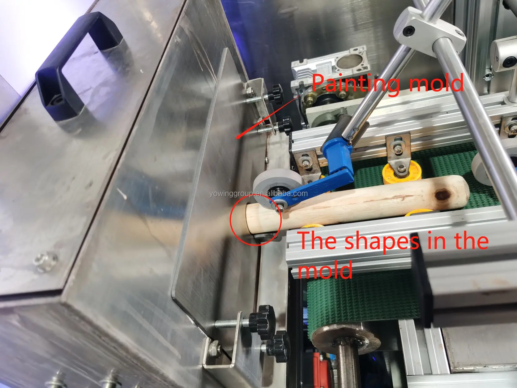 Yowing Line Linear Door Frame 3 Sides Coating Machine