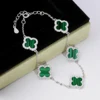 Bracelet-Silver-Green