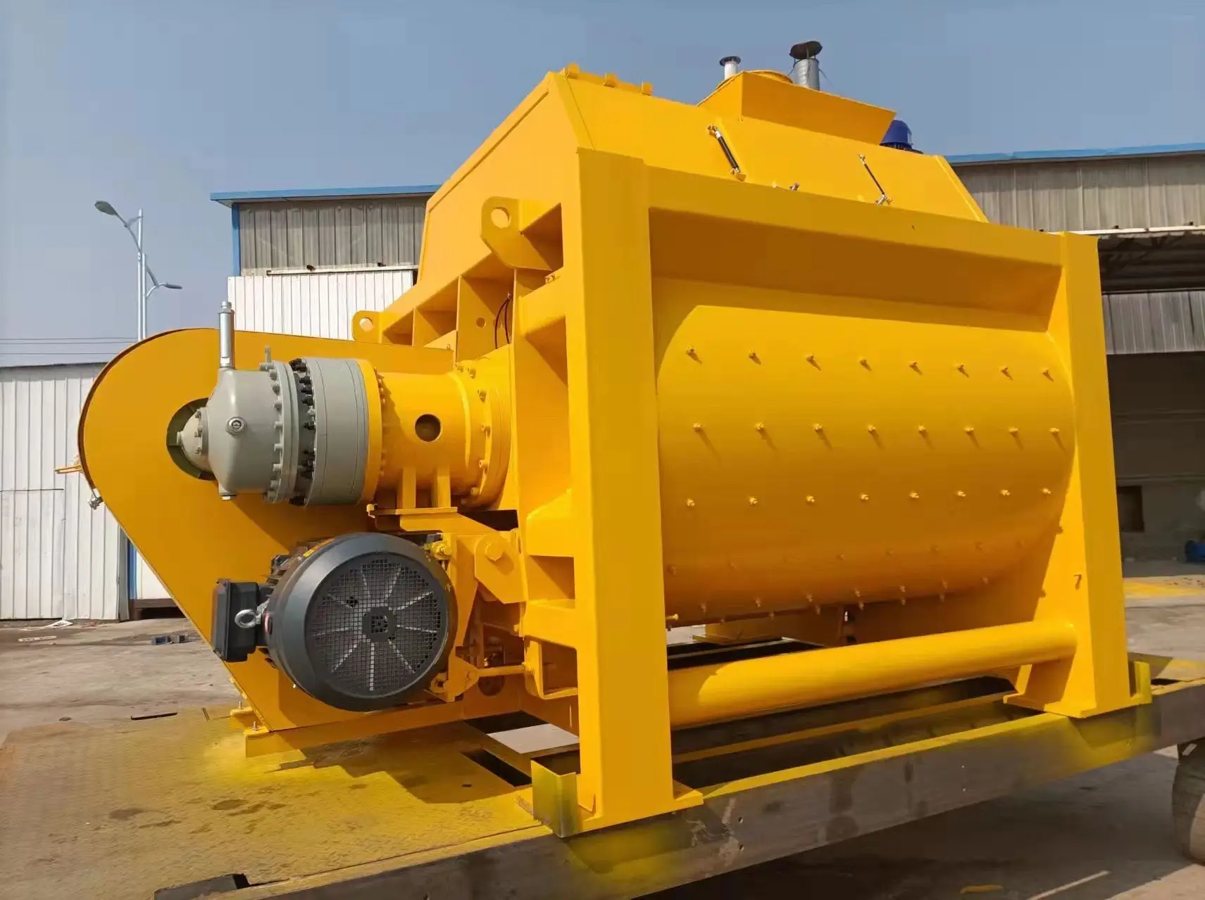 JS1500 Self-Loading 500 Liter Volumetric Mixer Drum Various Sizes Motor Pump Core for Concrete Cement Mud Mixing Cart Away China