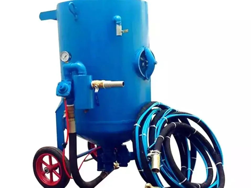 Dry/wet Sandblaster Equipment Full Automatic Rotary Sand Blasting Sand