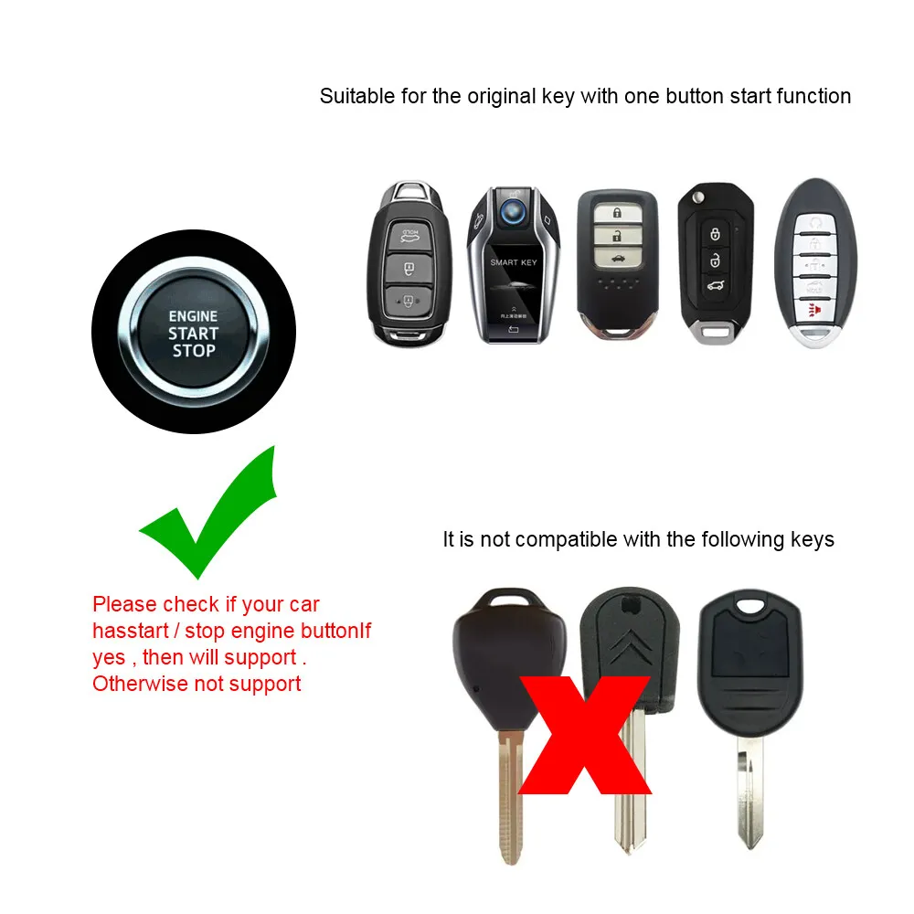 Universal LCD Smart Key for BMW Style Remote Modified Keyless Entry Car Electronic Key
