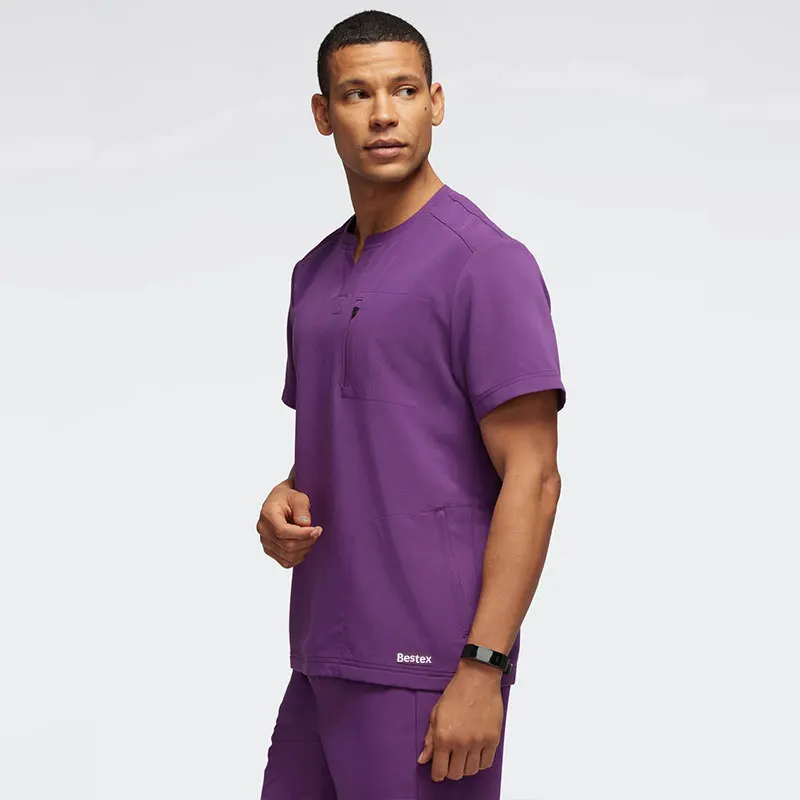 Fashion Medical Men Greys Anatomy Nurse Scrubs Uniforms Sets Tall Royal