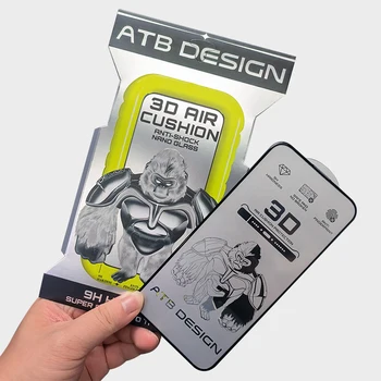 ATB High Quality Ceramic Glass Surface Plating Coating 3D Airbag for for Iphone 15 Screen Protector