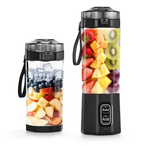 Portable High-Power 360W Household Juicer New Cross-Border Product Pulse Function 600ml Juice Cup USB Power English Instructions