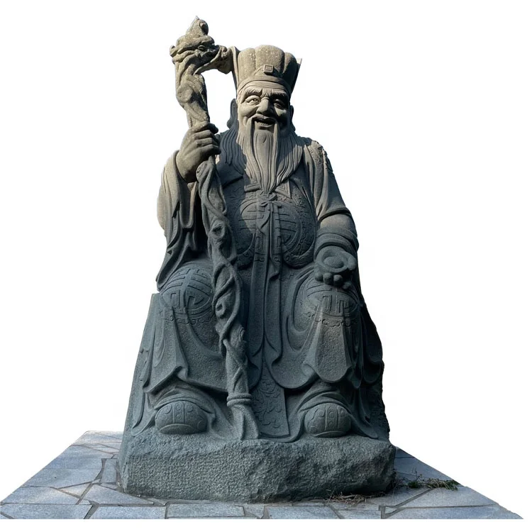 中国の屋外の伝統的な大きな石の神の彫刻像地球の神ランダーTUDIGONG