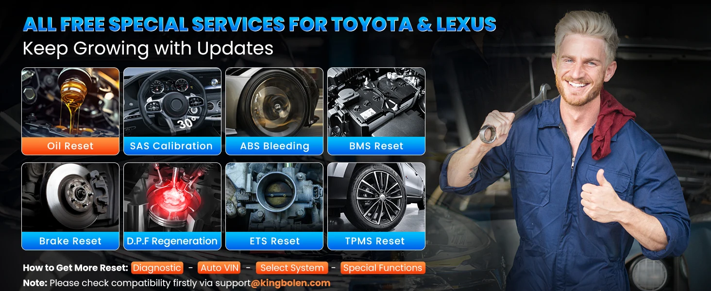 Scanner automobilistico professionale Kingbolen Soloscan per Toyota con aggiornamento gratuito a vita_voghion.com