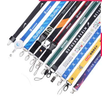 Custom Safety Lanyard Cord Badge Holder Necklace Chain Lany for Card Holder and Polyester Lanyard Custom logo Lanyards