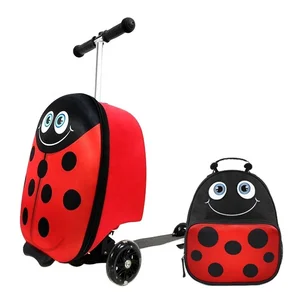 Multifunctional Cartoon Kids Scooter Bag 19 Inch Lightweight Scooter Luggage