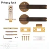 Gold Bronze Privacy Lock