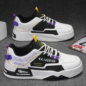 Men's Shoes Fashionable Low Top Thick Sole Retro Versatile Niche Design Board Shoes Sports and Casual Shoes