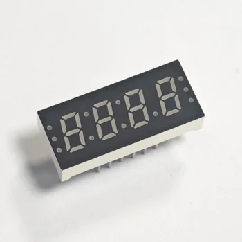 7 Segment LED Display 0.3 Inch 4 Digit Blue Light Mini Counters Voltage Meters Micro Control Panels Digital Indicator Part