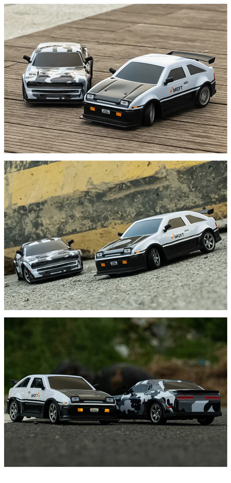 HOSHI Ae86 1:16 RC Car 2.4G High-speed Drift Car With Led Lights S921 S922 S923 S924 4WD Remote Control Vehicle for Kids Gifts