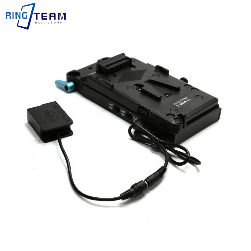 DMW-DCC8 Dummy Battery DC Coupler+ V Mount Plate for Panasonic Lumix DMC FZ2500 FZ2000 FZ1000 FZ200 FZ300 G5 G6 G7 GX8 G80 G81 supplier