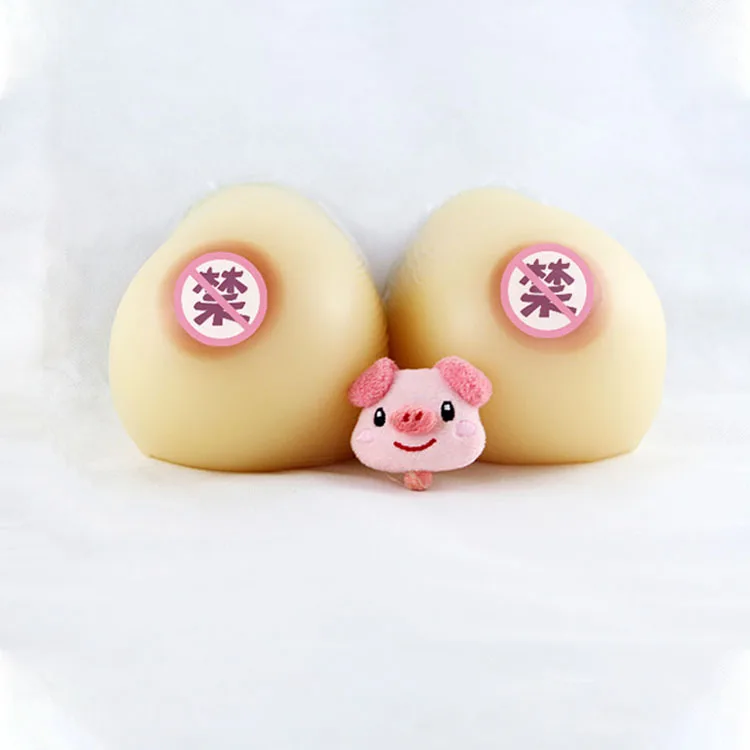 Simulation Fake Breasts Cross-dressing Breast Implants for Cartoon Pillow Waterdrop Silicone Postoperative Breast Implants