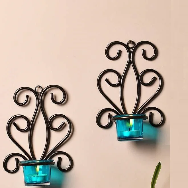 Decorative Metal Wall Candle Sconces Vintage Wall Candle Holders Wall D For Candles