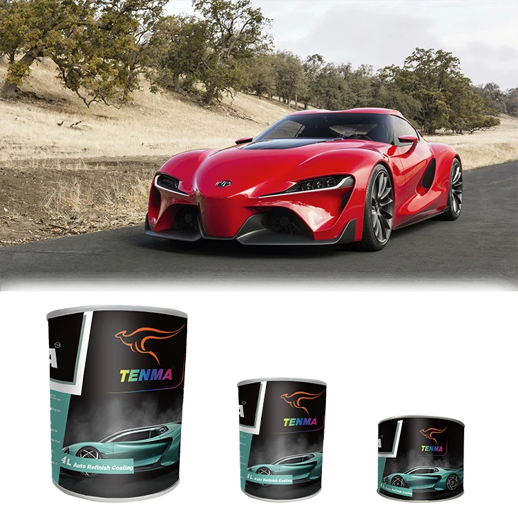 Car Automotive Auto Surface Repair Paint Base Color Top Coating 1k/2k
