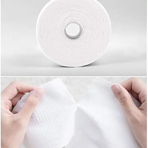 Индивидуальная биоразлагаемая одноразовая впитывающая дорожная кухонная детская мочалка, белые хлопковые полотенца для лица в рулоне