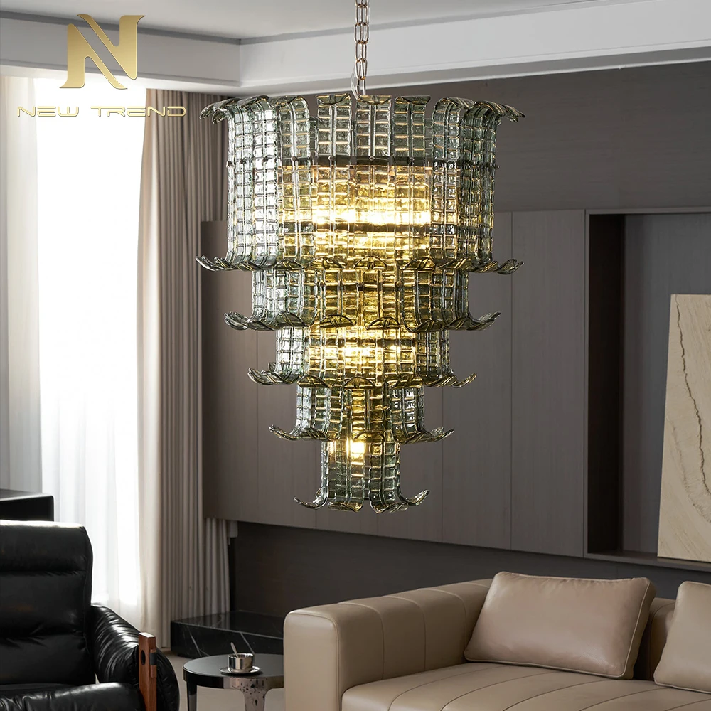 CPL-451 Custom Vintage Style Glass Pendant Lamp – Modern LED Chandelier for Bedroom, Dining & Living Area