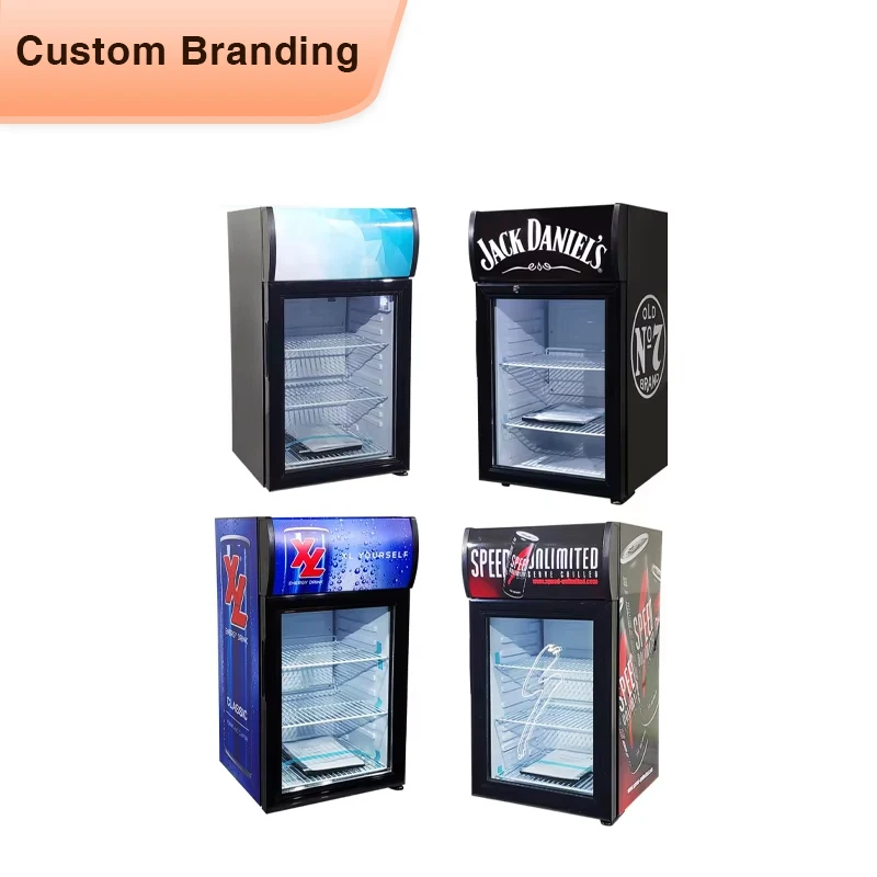 Meisda SC40B 40L Compressor-Equipped Mini Fridge Bar Restaurant Beverage Chiller Display Cooler for Supermarket Use