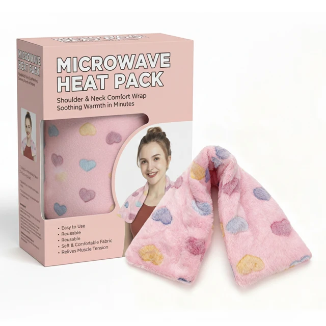 Coral Fleece Microwave Neck & Shoulder Heat Pack