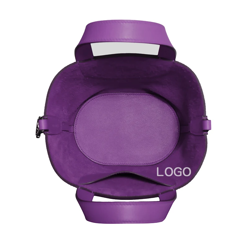 Custom logo Fashion Light Luxury Ladies Genuine Leather Bucket Bag Original Pig Nose Women's Designers Handbags