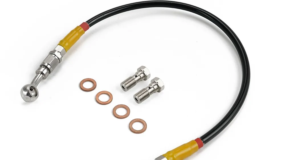 Nicecnc Stainless Steel Rear Brake Line Kit For Yamaha Raptor Yfm 700