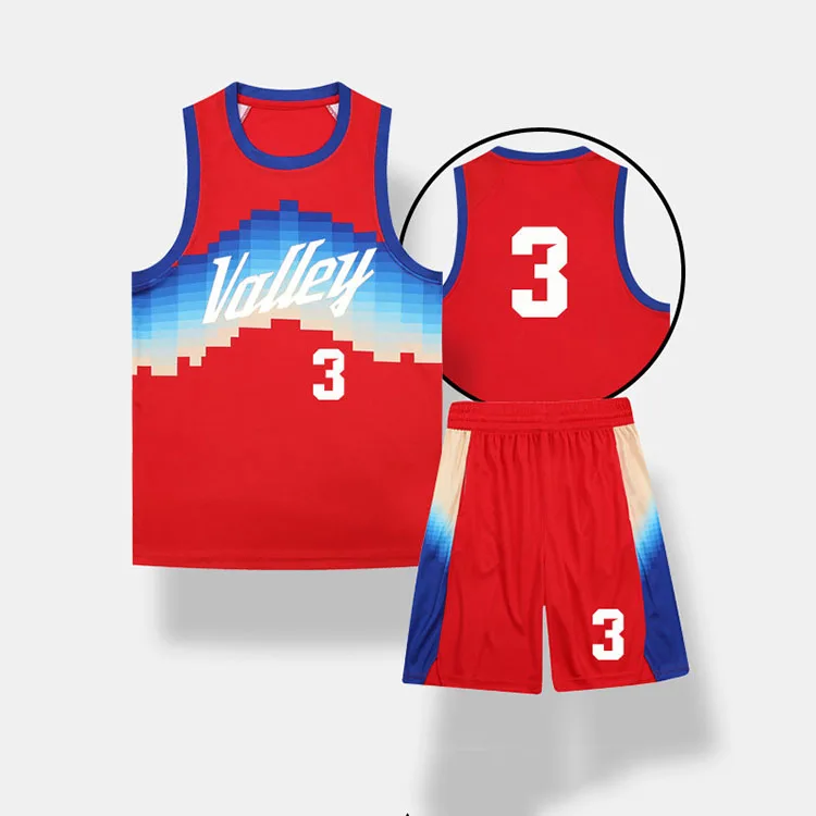 Wholesale Can Make Your Own Logo Basketball Jersey Uniform Valley Team  Basketball Jersey From m.
