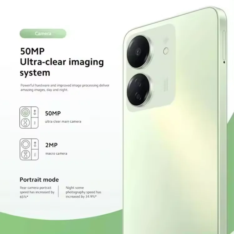 Original Xiaomi Redmi 13C Cellphone MIUI 14 Android 13 Unlocked New 4G 5G Smart Mobile Phones