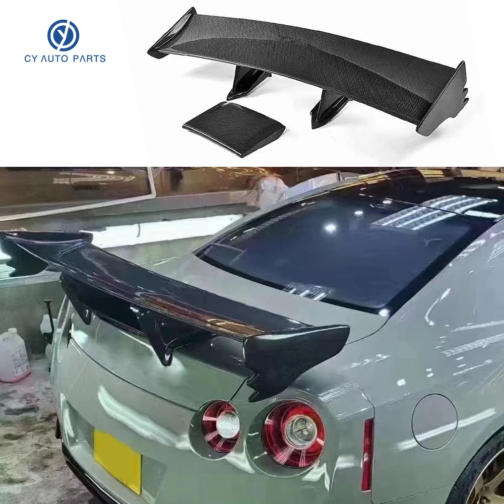 Nismo Style Carbon Fiber Rear Trunk Wing Spoiler For Nissan Gtr R35