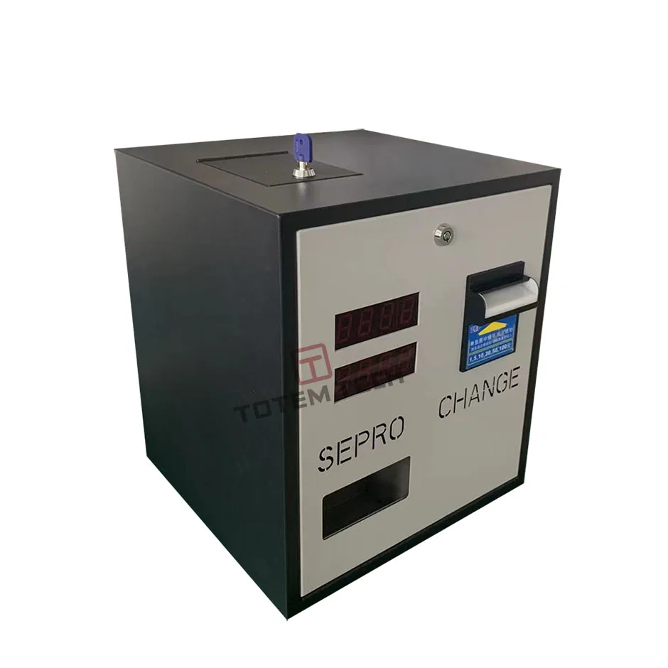 Bill to Coin Exchange Machines Customized Front Door Automatic Coin Change Machine