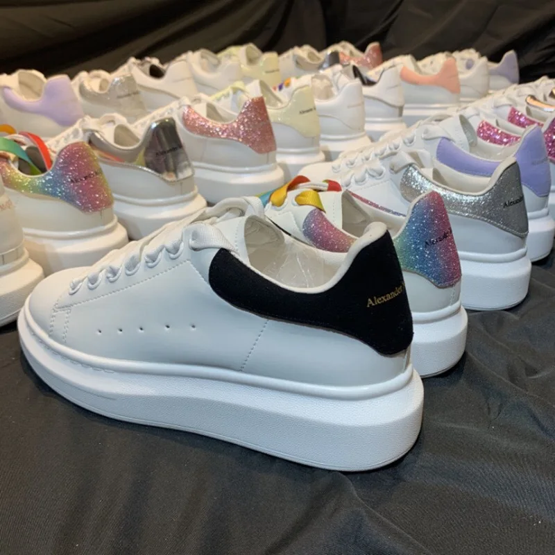 2022 wholesales chaussures-femme- man designer Mc Q platform chunky shoes sneakers sport shoes woman