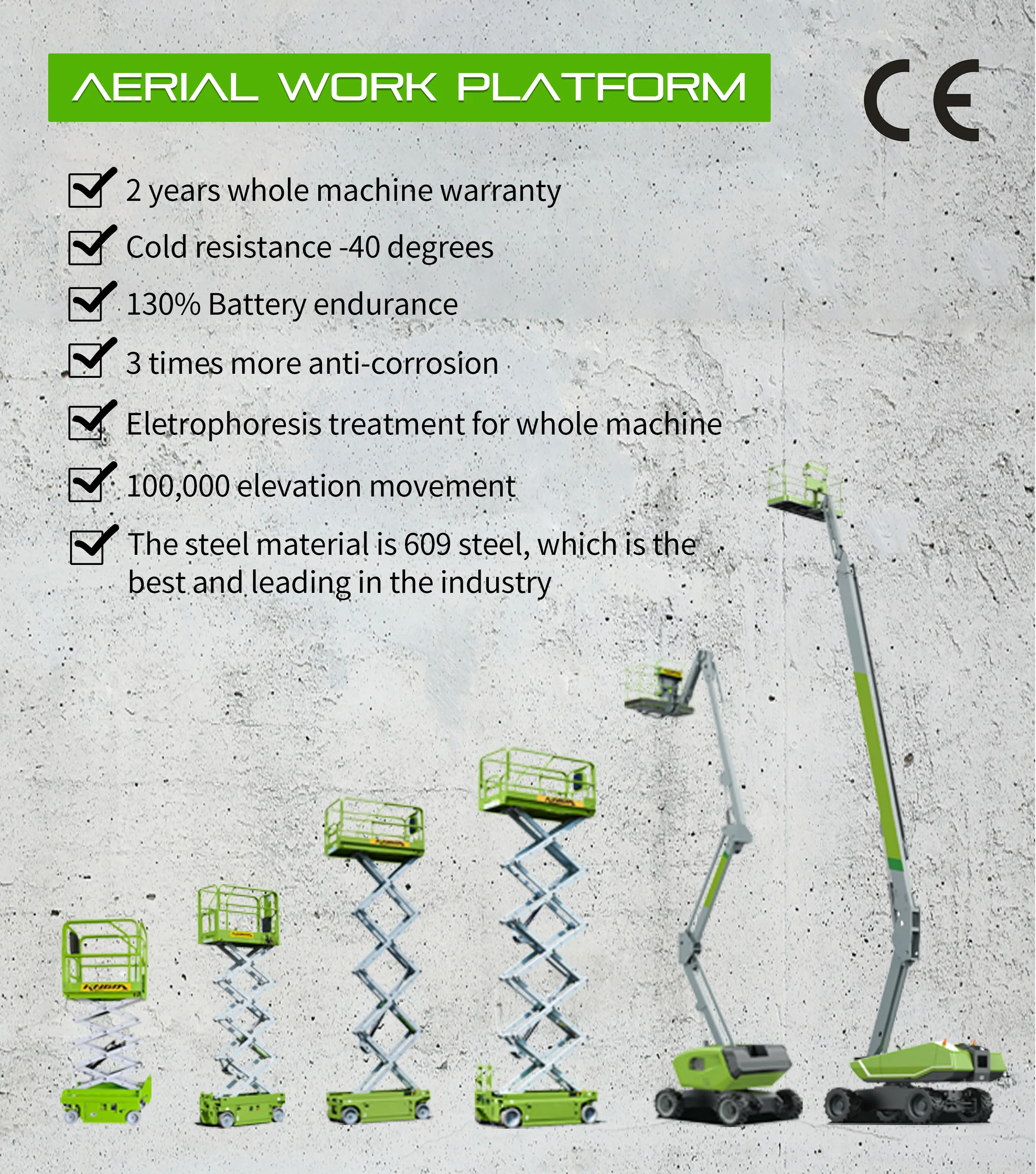 Factory Price Official Telescopic Boom Lift Hydraulic Cherry Picker ...