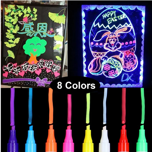 LED Board Use Flash Color Liquid Chalk Marker